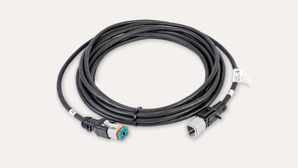 Connecting cable front and rear socket